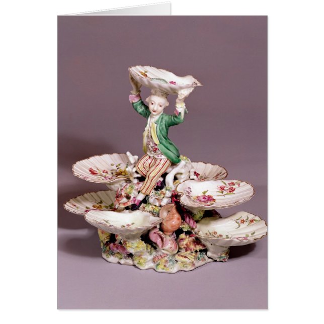 Pièce maîtresse de table de Derby, 1760-65 (Devant)