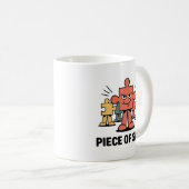 Piece of Sass Mug – Bold & Funny Puzzle Lover Gift (Devant droit)