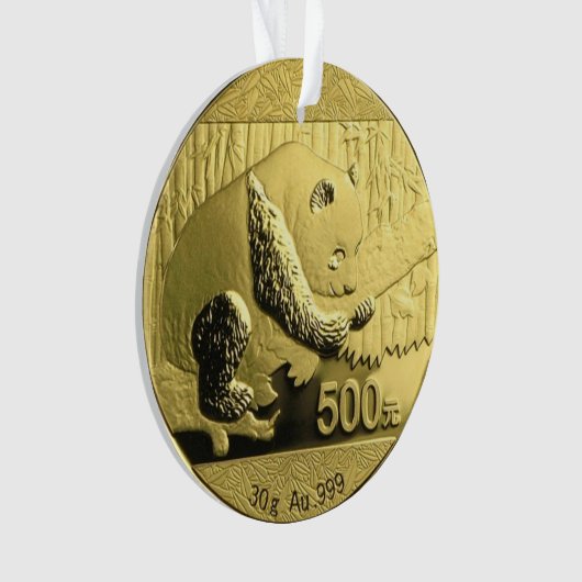 Pièce Panda or (devant)