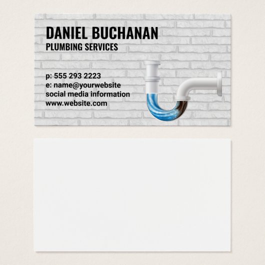 Pièces bloquées | Mur en briques peintes (Devant & derrière)