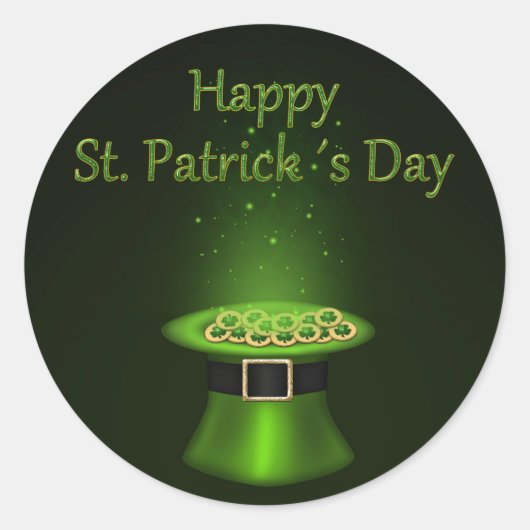 Pièces Casquettes de la Saint-Patrick - Sticker (Devant)