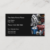 Pièces d'auto Cartes de visite modernes (Devant)