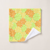 Pièces de fruits à citron vert orange citronnier o (Gant de toilette)