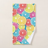 Pièces de fruits d'agrumes (Serviette à main)