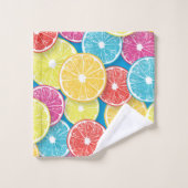 Pièces de fruits d'agrumes (Gant de toilette)