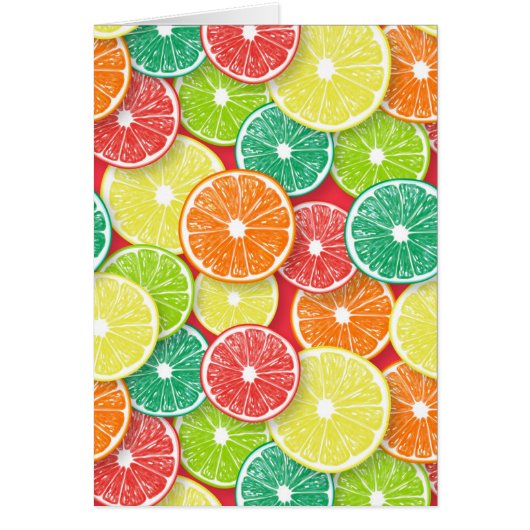 Pièces de fruits d'agrumes pop art 2 (Devant)