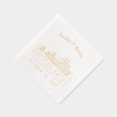 Pièces de Mariage Pittsburgh personnalisées Gold F (Droite)