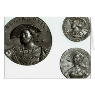 Pièces de monnaie dépeignant Henry VIII et Anne