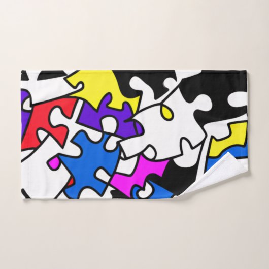 Pièces de puzzle (Serviette à main)