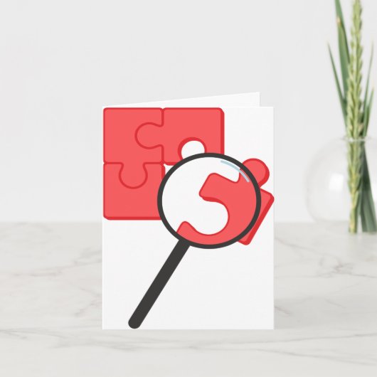 Pièces de puzzle Cartes de notes (Devant)