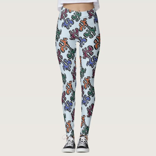 Pièces de puzzle Leggings (Devant)
