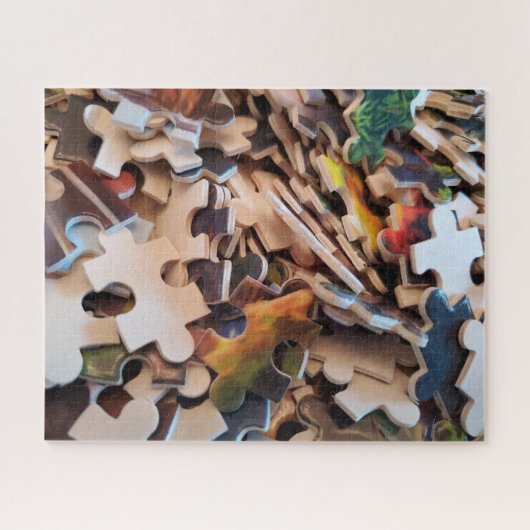 Pièces de puzzles en bois (Horizontal)