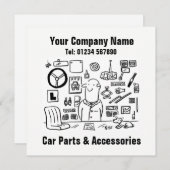 Pièces de voiture et accessoires Magasin Carte pro (Devant / Derrière)