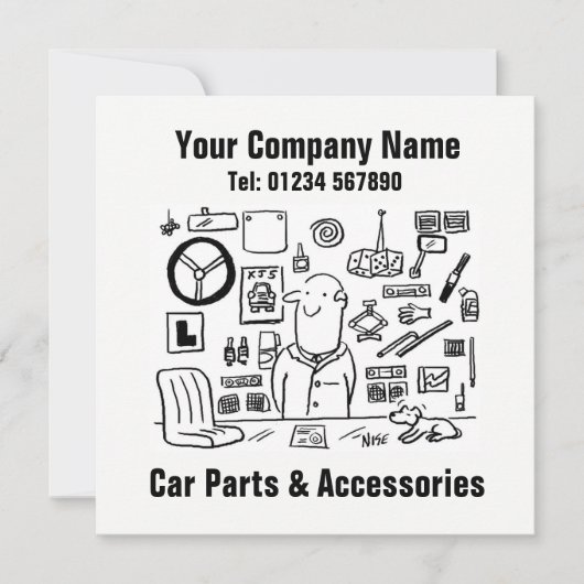 Pièces de voiture et accessoires Magasin Carte pro (Devant)