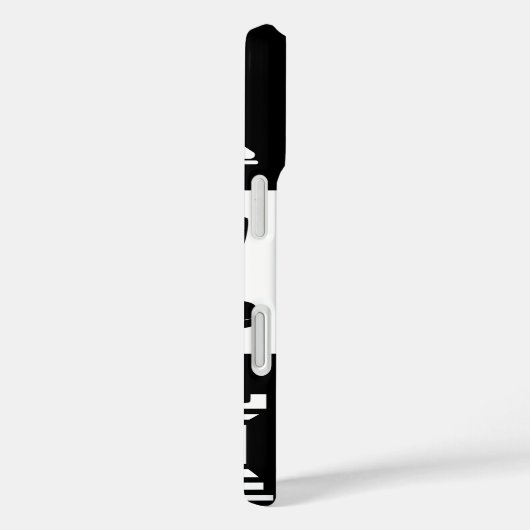 Pièces d'échecs classiques iPhone 16 Coque (Verso / Droite)