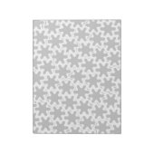Pièces du Bloc-notes du puzzle - Gris (Tourné)