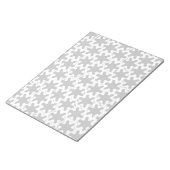 Pièces du Bloc-notes du puzzle - Gris (Incliné)