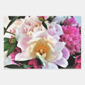 Pièces Papier Peonies. (Devant)