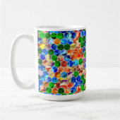 Piecewise Circles Swirl 15oz Mok (Links)