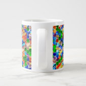 Piecewise Horizontale Hexagons Swirl 20oz Mok (Achterkant)