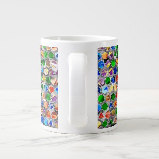 Piecewise Polygons Swirl 20oz Mok (Achterkant)