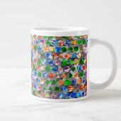 Piecewise Polygons Swirl 20oz Mok (Rechts)