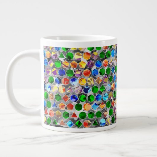 Piecewise Polygons Swirl 20oz Mok (Links)