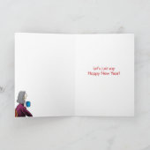 Pied dans la carte de plaisanterie de nouvelle (Intérieur)