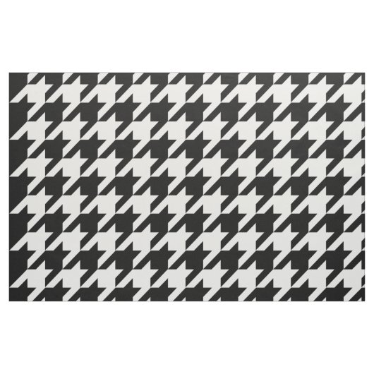 Pied de fond noir et blanc tissu motif (Fat Quarter)