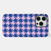 Pied de fond rose+Motif bleu (Verso Horizontal)