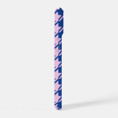 Pied de fond rose+Motif bleu (Côté droit)