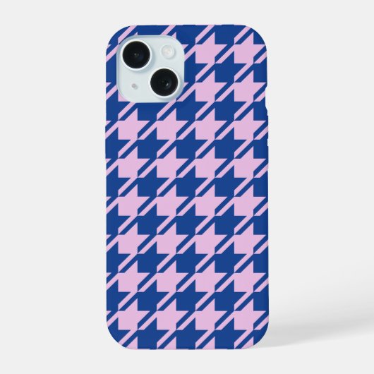 Pied de fond rose+Motif bleu (Verso)