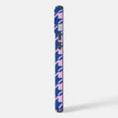 Pied de fond rose+Motif bleu (Côté gauche)