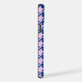 Pied de fond rose+Motif bleu (Côté droit)