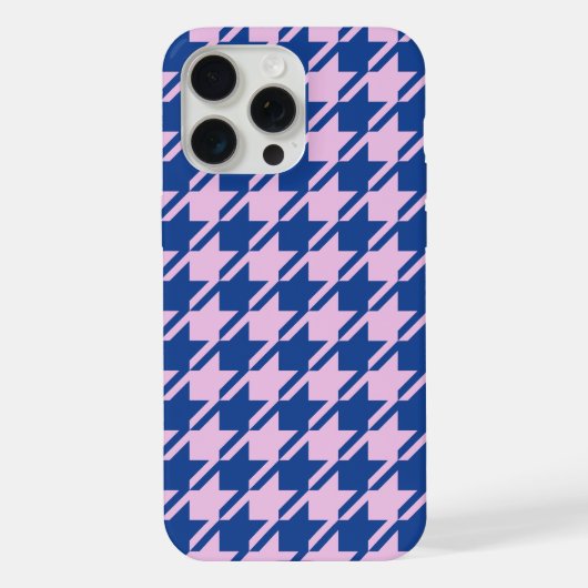 Pied de fond rose+Motif bleu (Verso)