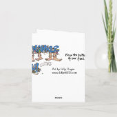 Pied de Merci personnalisé (Dos)