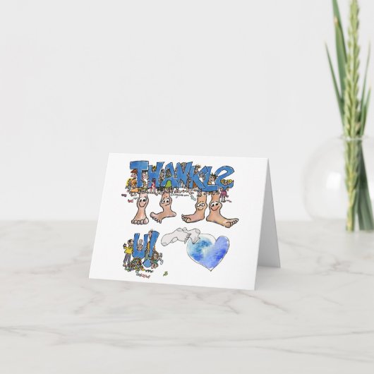 Pied de Merci personnalisé (Devant)