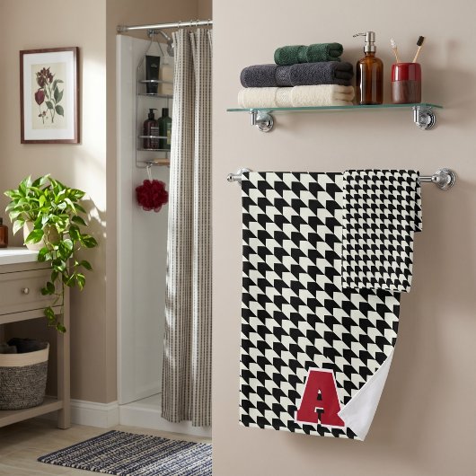 Pied de poule monogramme