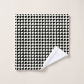 Pied de poule monogramme (Gant de toilette)