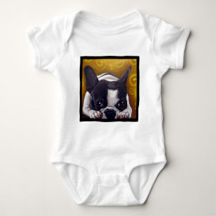 Pied Frenchie Nap Romper