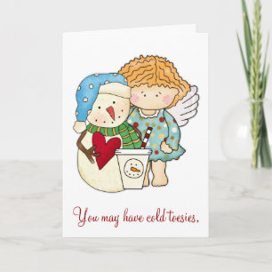 Pied Froid & Cœur Chaud Ange d'Hiver & Carte de Bo
