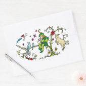 Pied Piper Ovale Sticker (Envelop)