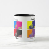 Pied sur une petite tasse de selles (Centre)