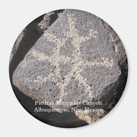 Piedras Marcadas Canyon Magneet (Voorkant)