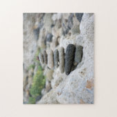 Piedras zen en la playa de Almería Legpuzzel (Verticaal)