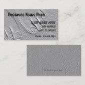 pieds arénacés de carte de visite (Devant / Derrière)