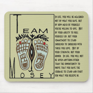 Pieds de fantaisie de tapis de souris