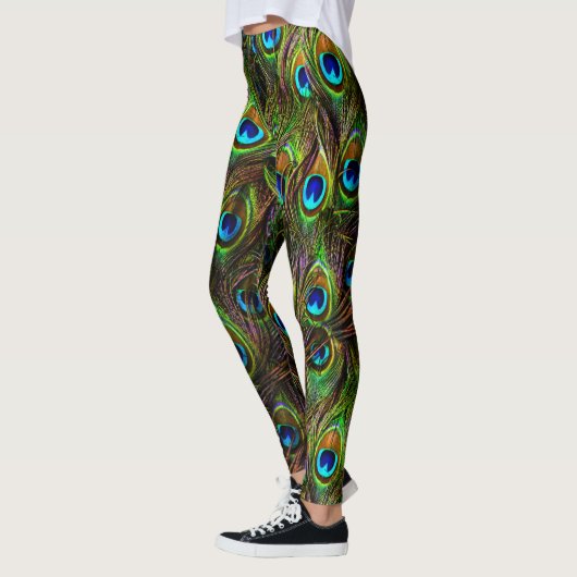 Pieds Peacock Invasion Leggings (Gauche)