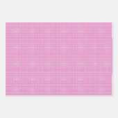 pieds tamis rose et rouge Papier à envelopper. (Devant 2)