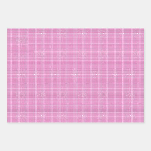 pieds tamis rose et rouge Papier à envelopper. (Devant)